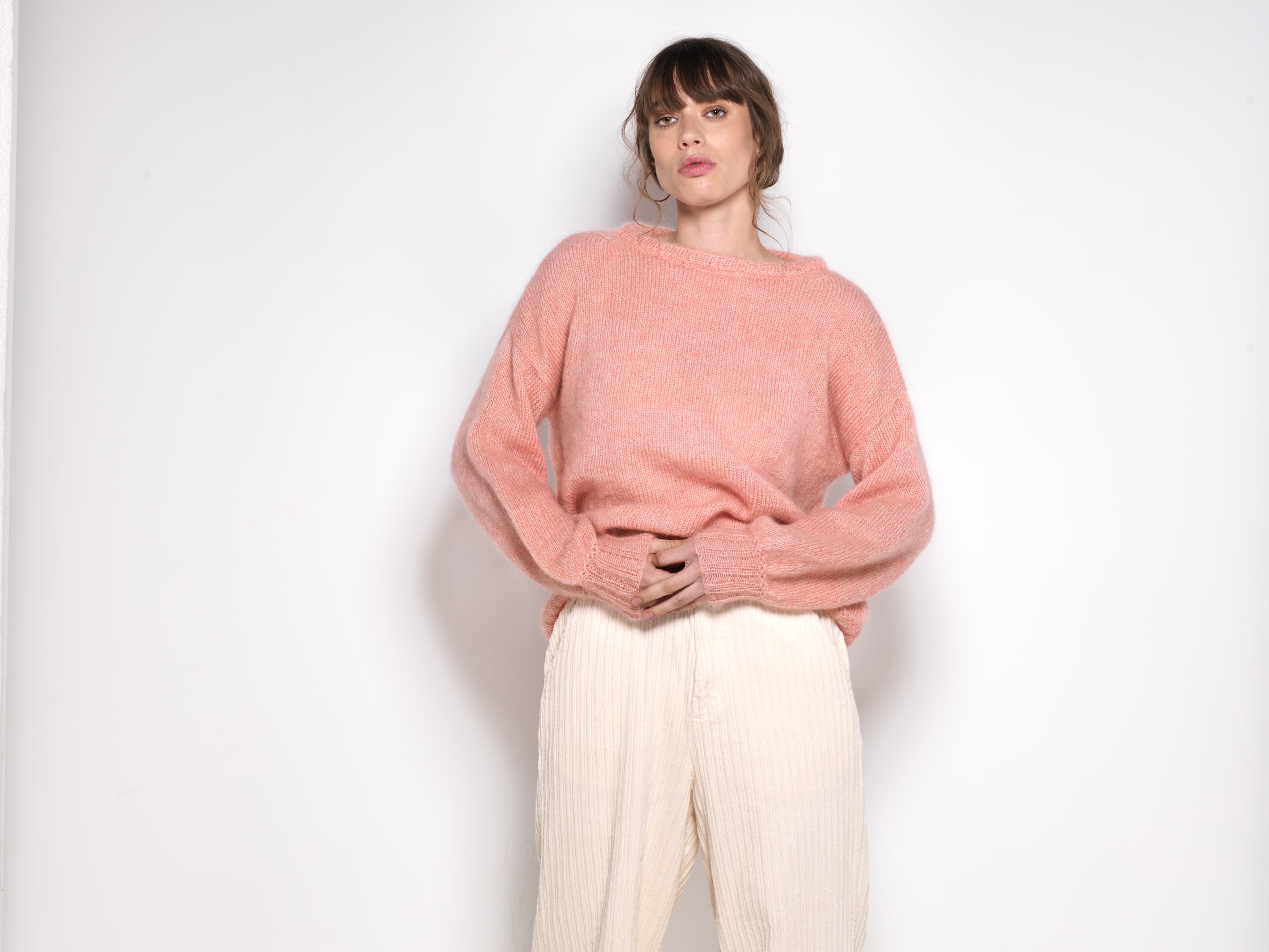 Anny Blatt Agate Rose kit maglia mohair e seta