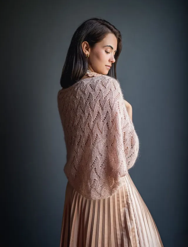Rosarios4 452 Bolero Daisy schema maglia bolero donna