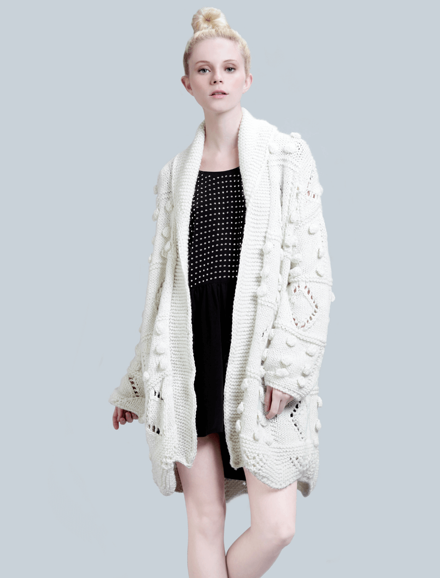 Rosarios4 42 Cappotto Borboto schema maglia donna