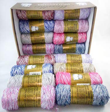 Morillas Zepelines Fantasia N.5 filato lamé scuri 16 gomitoli cotone