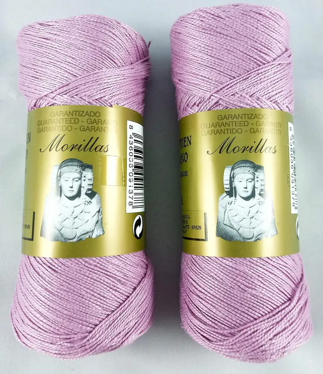 Morillas Zepelines Ne 12/2 filo cotone 2x75 g lilla 7 mercerizzato