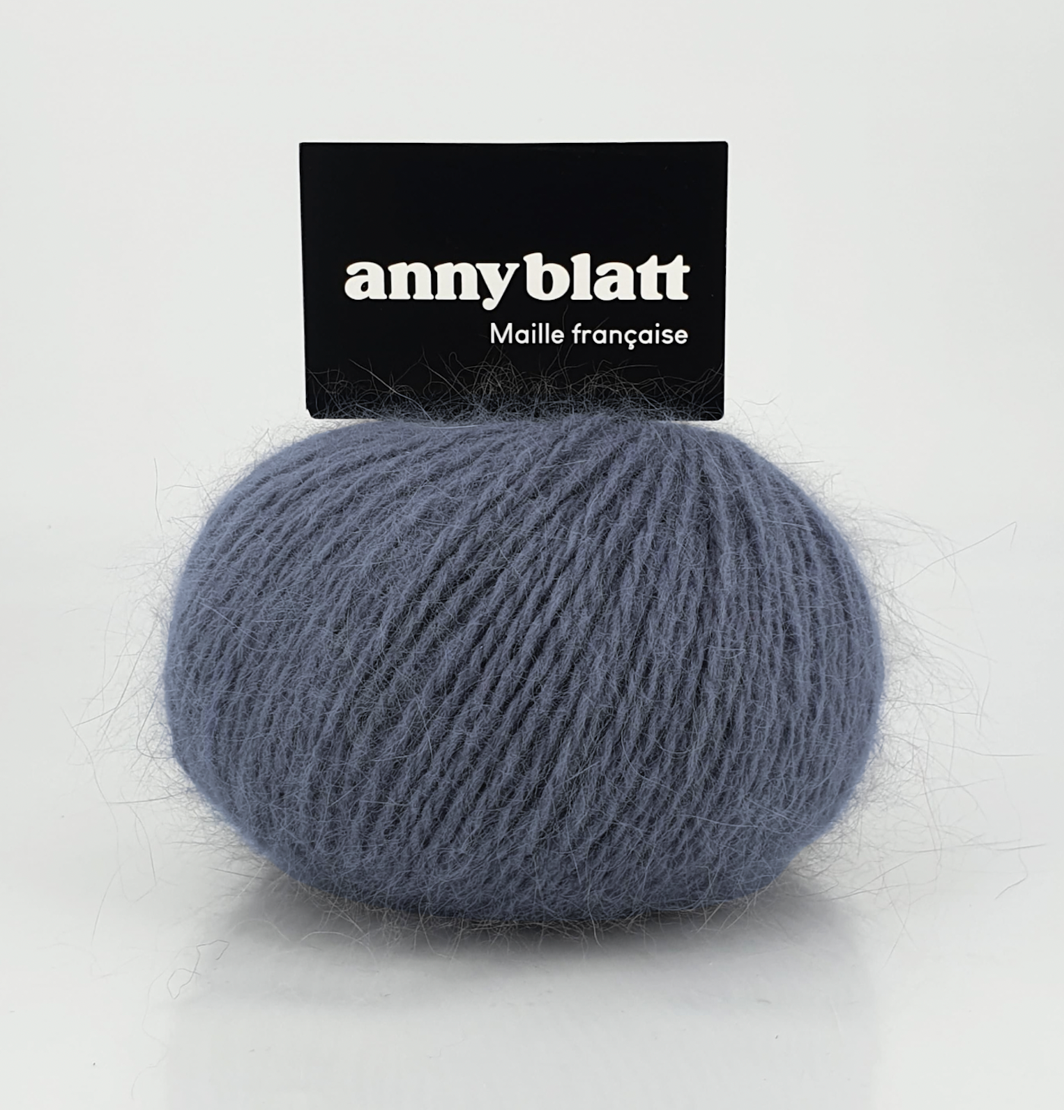 Anny Blatt Colline cardigan angora grigio