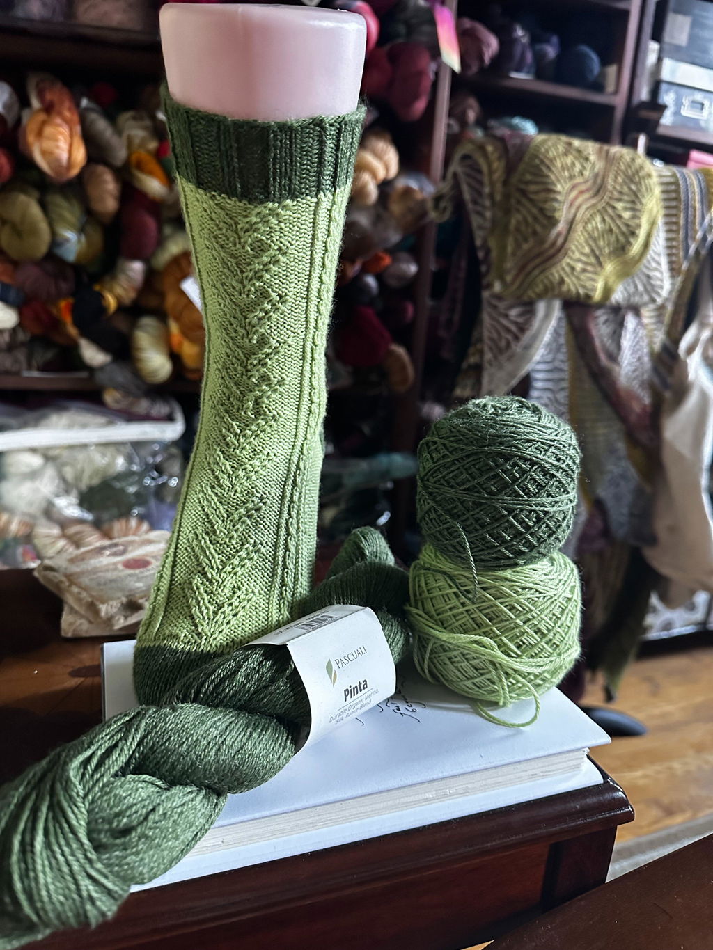 Pascuali Pinta filato merino seta ramie