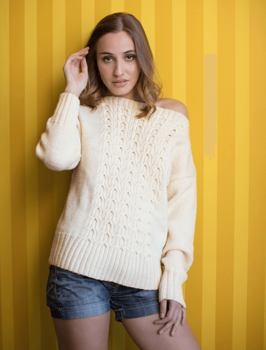 Rosarios4 191 Camisola Marble schema maglia donna