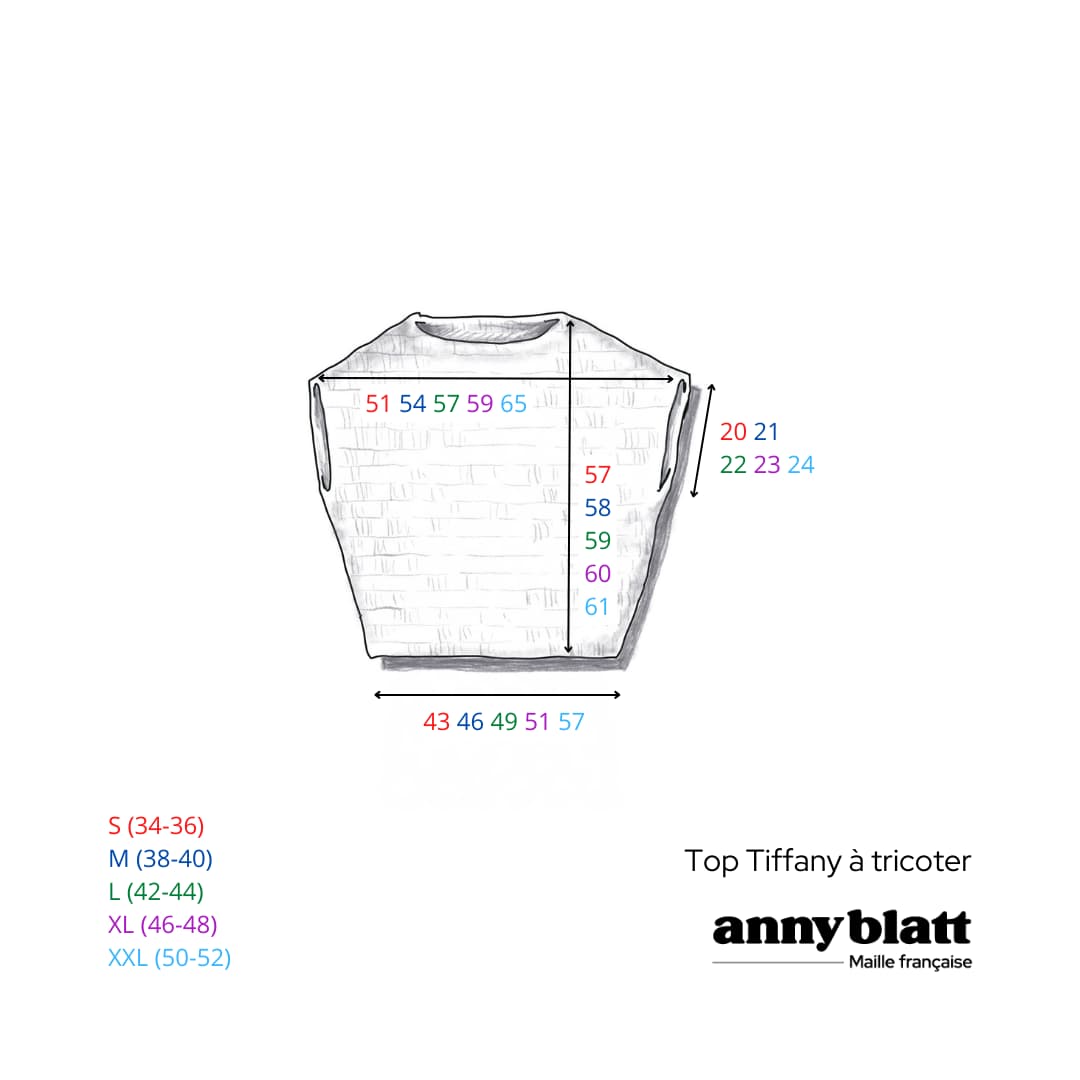 Annyblatt Tiffany kit top uncinetto mohair Sirius