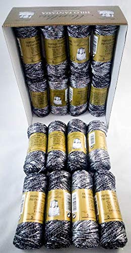 Morillas Zepelines Bombilla N.5 filo uncinetto nero 16x85 g