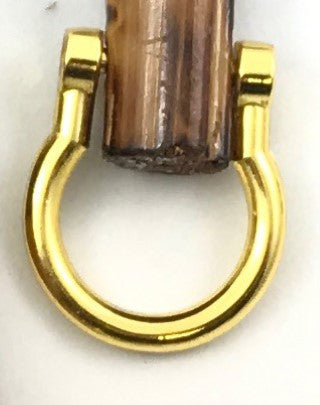 Il Filo di Arianna Bamboo manici tondi oro 17 cm