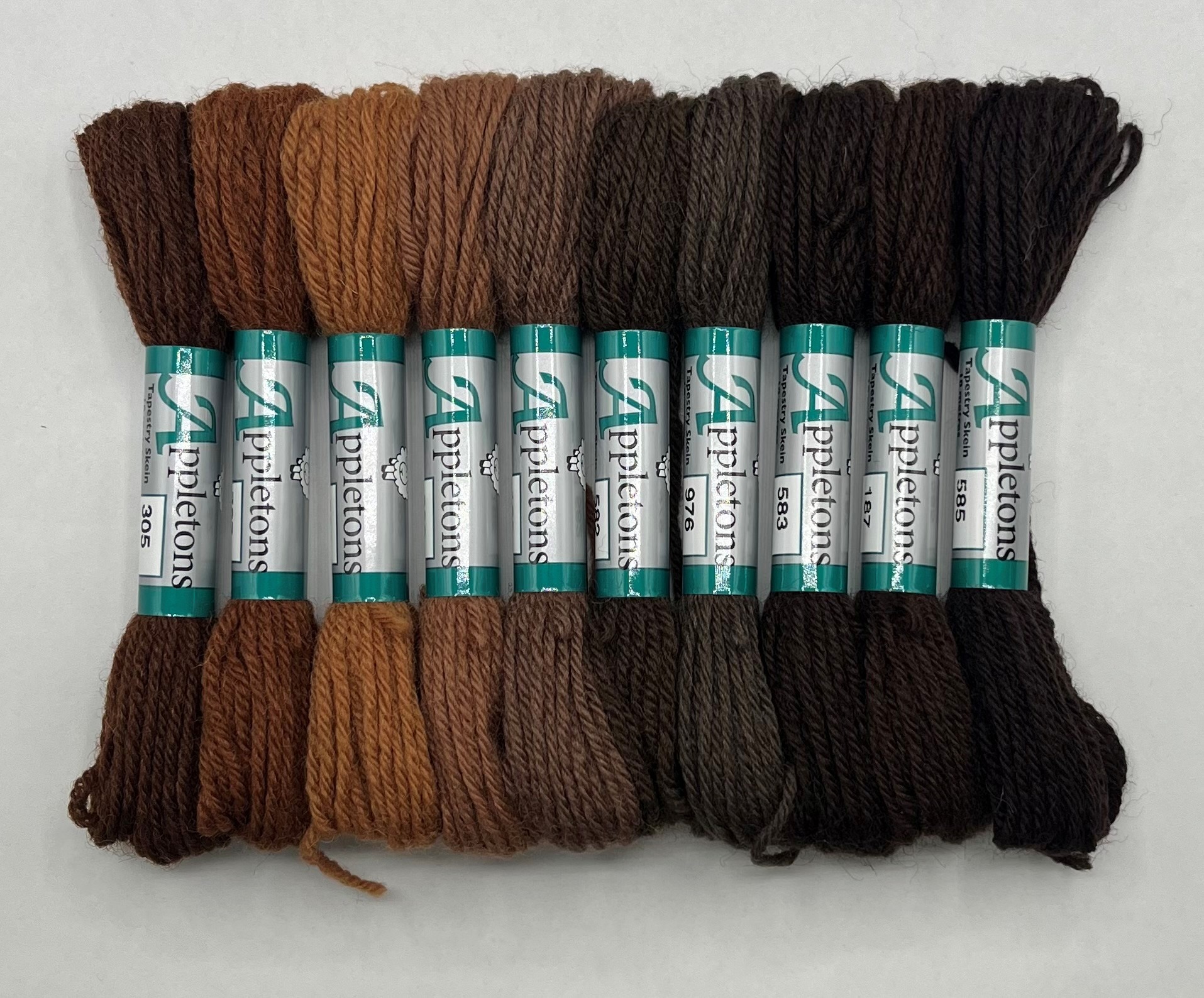 Appleton Tapestry Browns set filati lana marroni 4 capi
