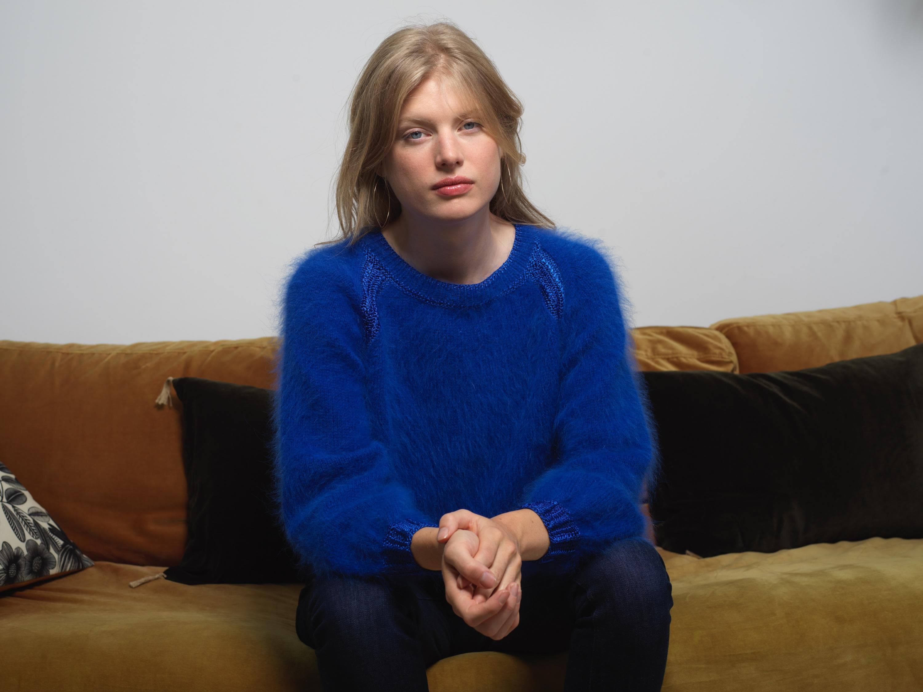Anny Blatt Chloé kit pull raglan angora