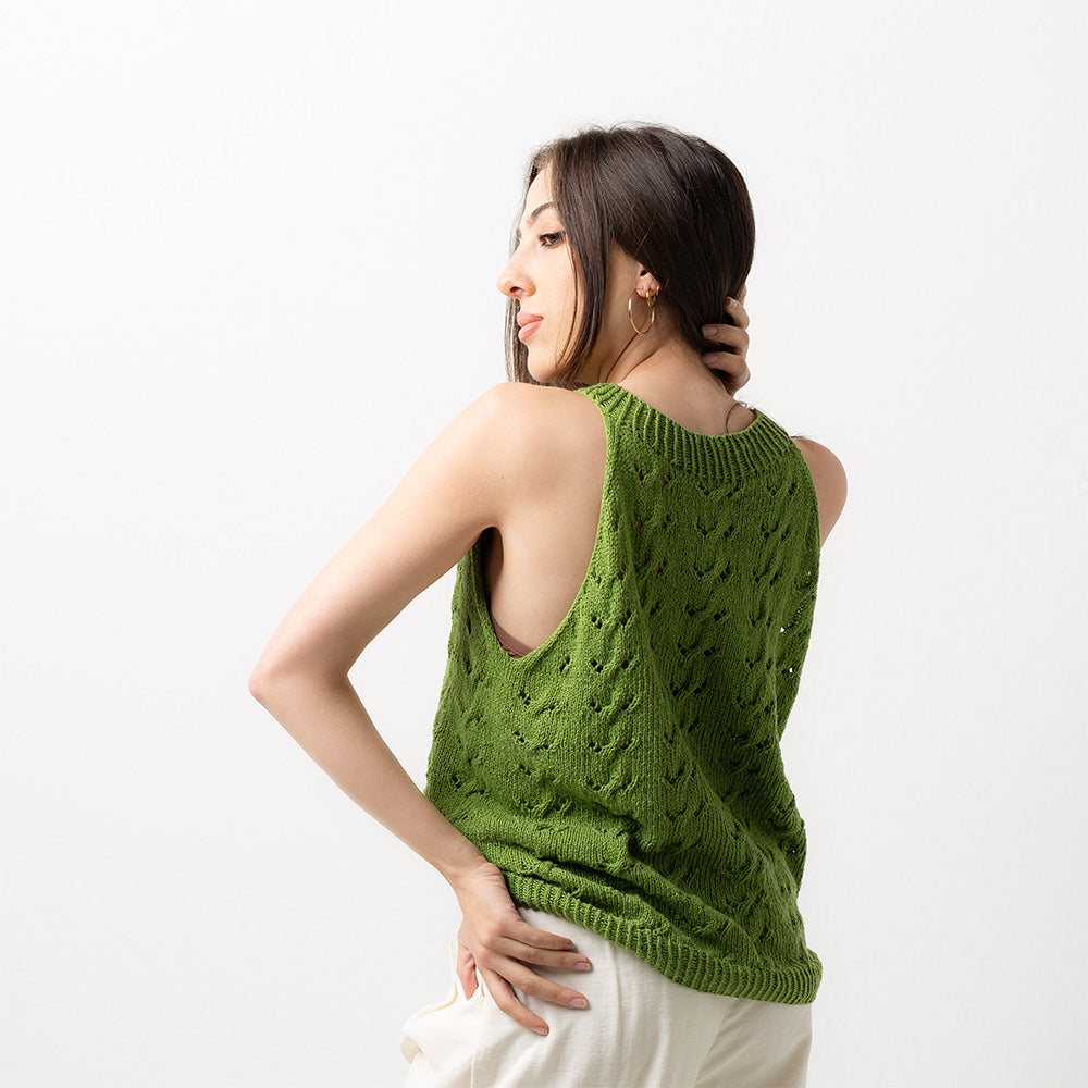 Pascuali Summer Twist Top schema maglia PDF cotone