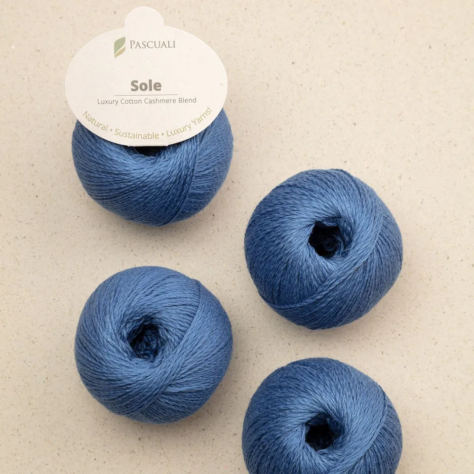 Pascuali Sole filato cotone Pima e cashmere per estate