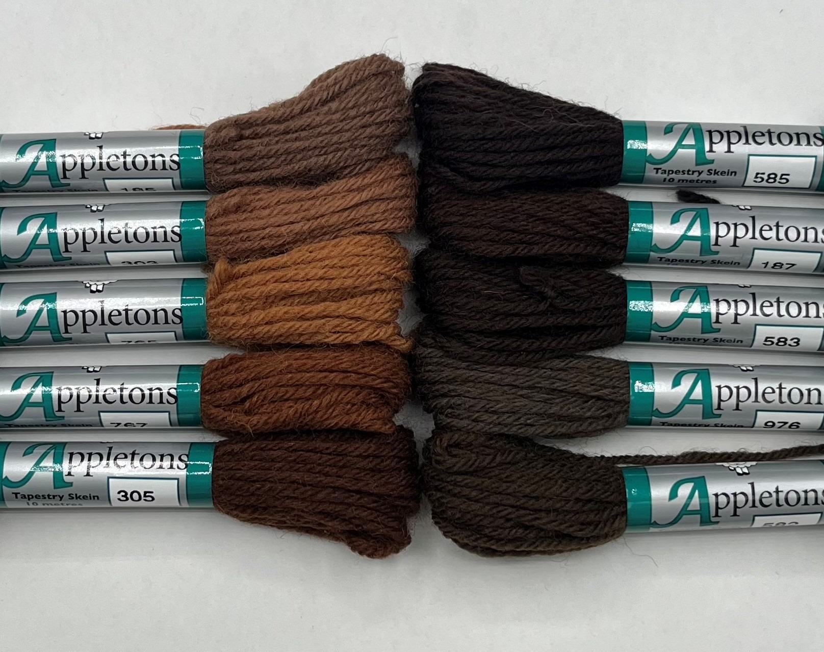 Appleton Tapestry Browns set filati lana marroni 4 capi