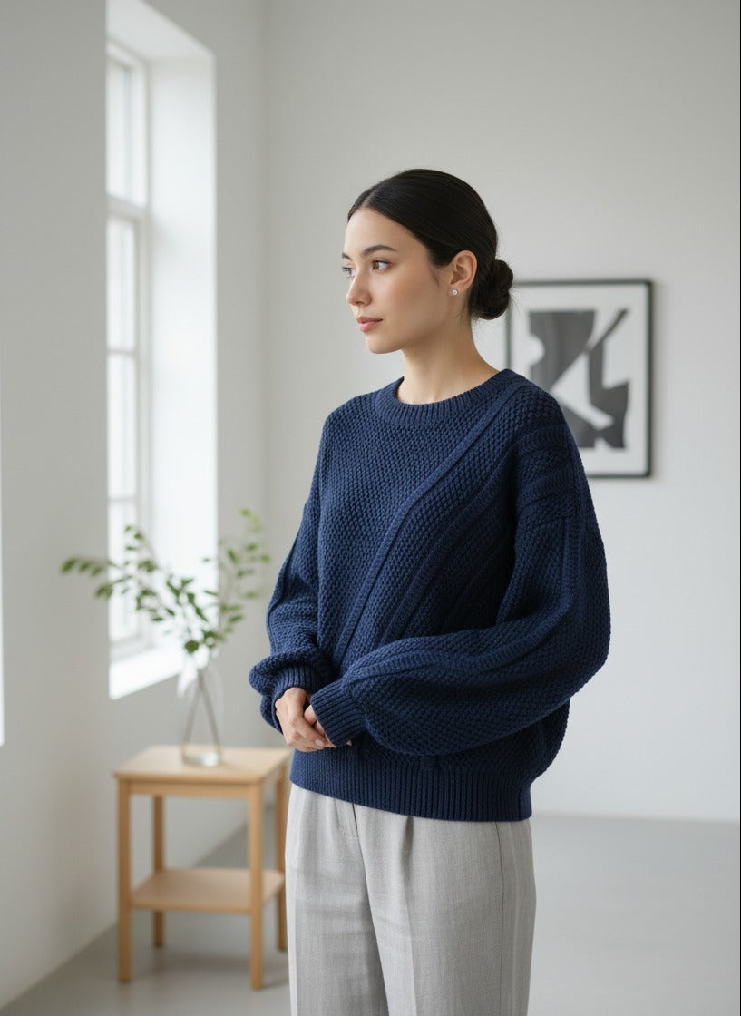 Anny Blatt Vicky kit maglia merino girocollo