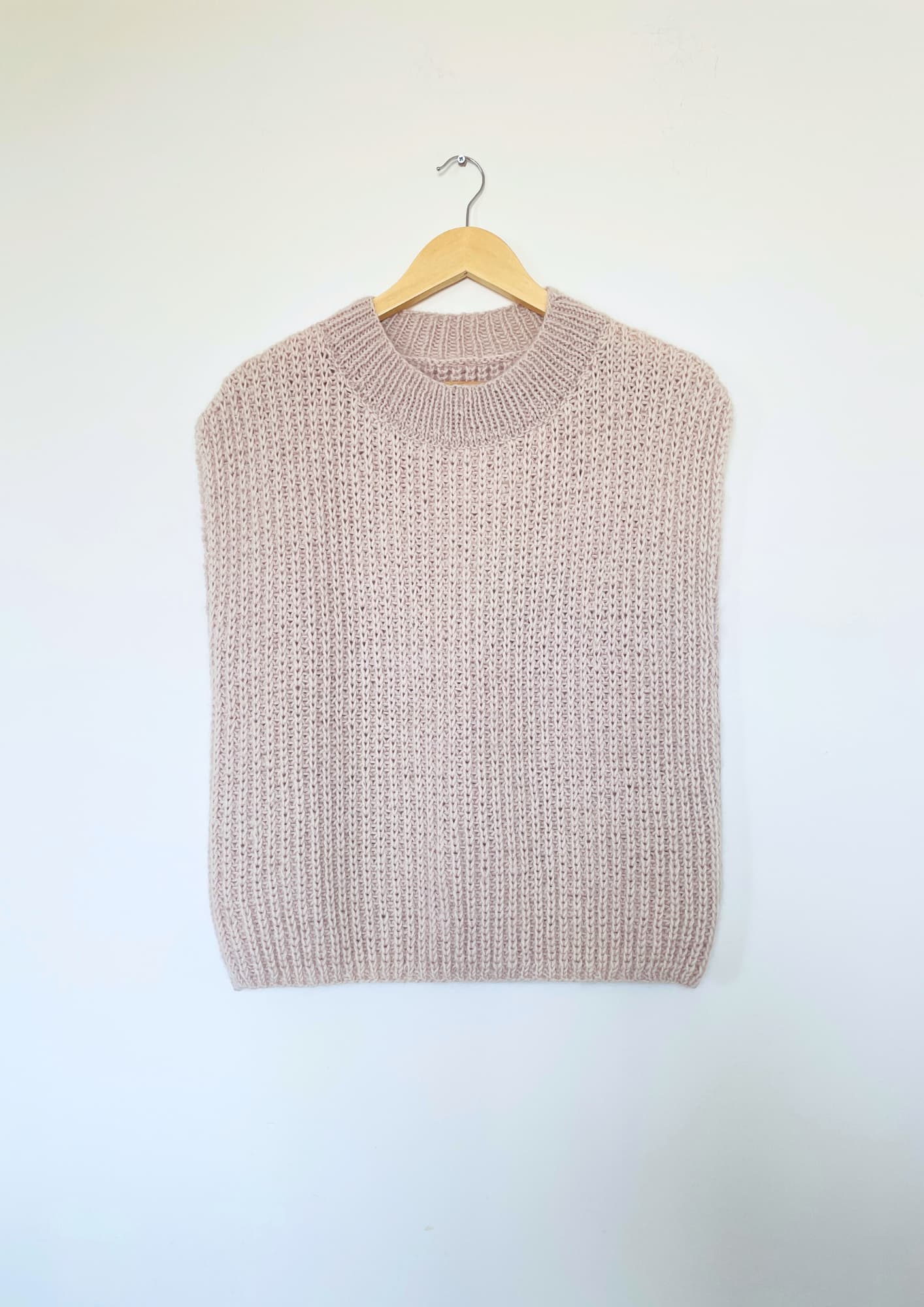 Anny Blatt Bella Dune gilet merino e mohair
