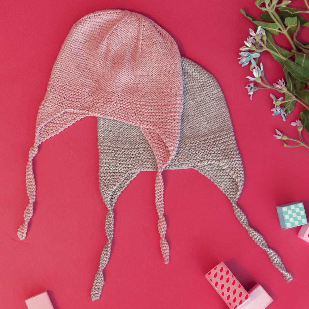 Pascuali Kowi schema cappello neonato maglia top-down