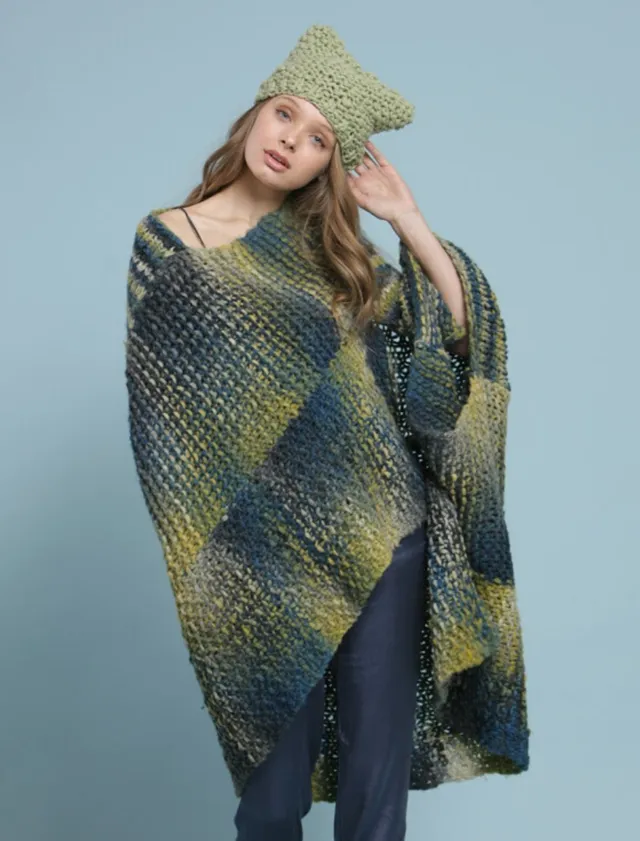 Rosarios4 Allegro 109 schema poncho lungo donna