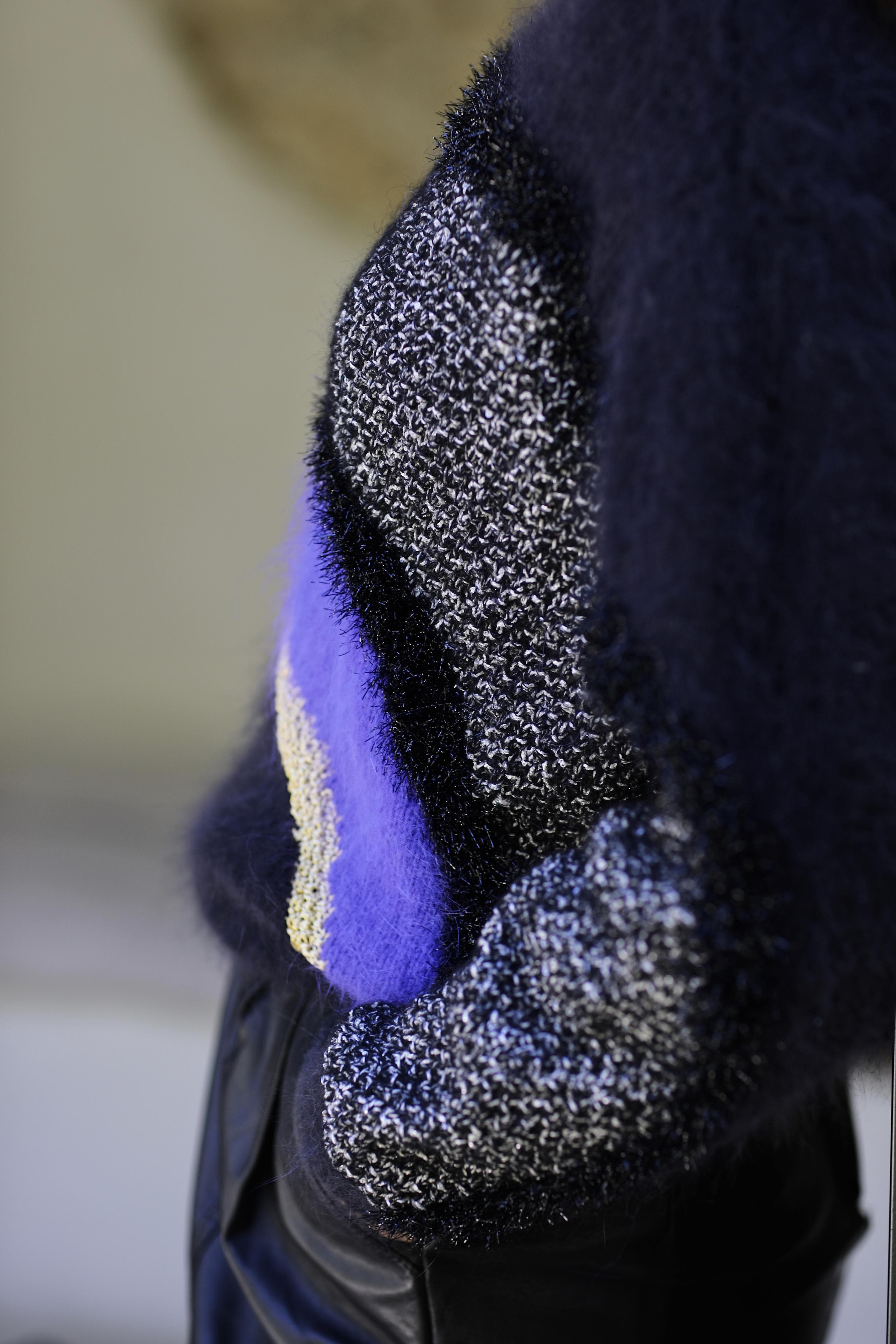 Anny Blatt Naomi pullover kit maglia angora jacquard