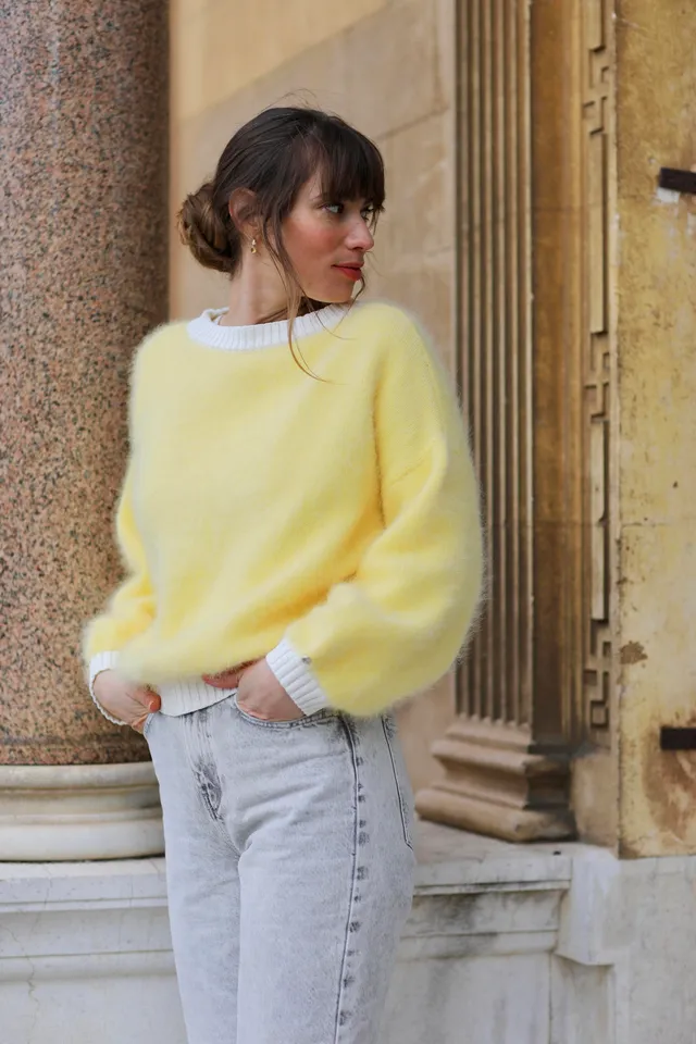 Anny Blatt Mila maglione angora taglia M joie