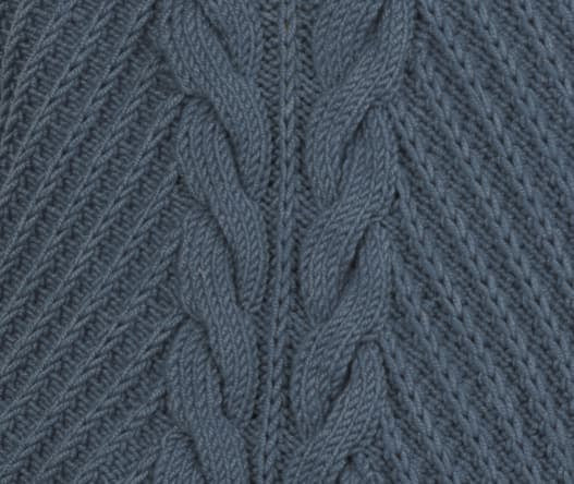 Anny Blatt Vika kit maglia taglia S cobalto merino