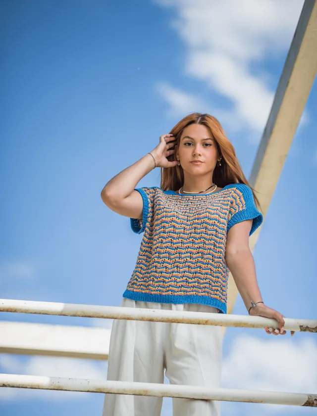 Rosarios4 368 Maré schema maglia donna