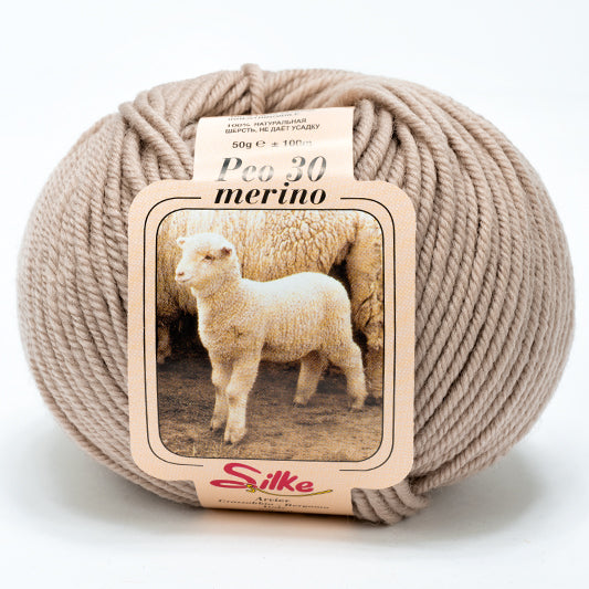 Il Filo di Arianna Peo lana merino gomitolo 50 g panna 800