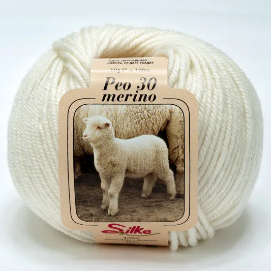 Il Filo di Arianna Peo lana merino gomitolo 50 g panna 800