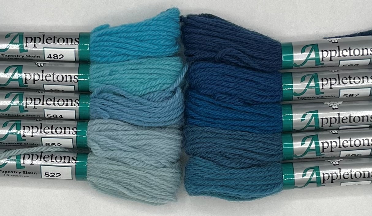 Appleton Bros. Tapestry 4 Ply Water collezione fili