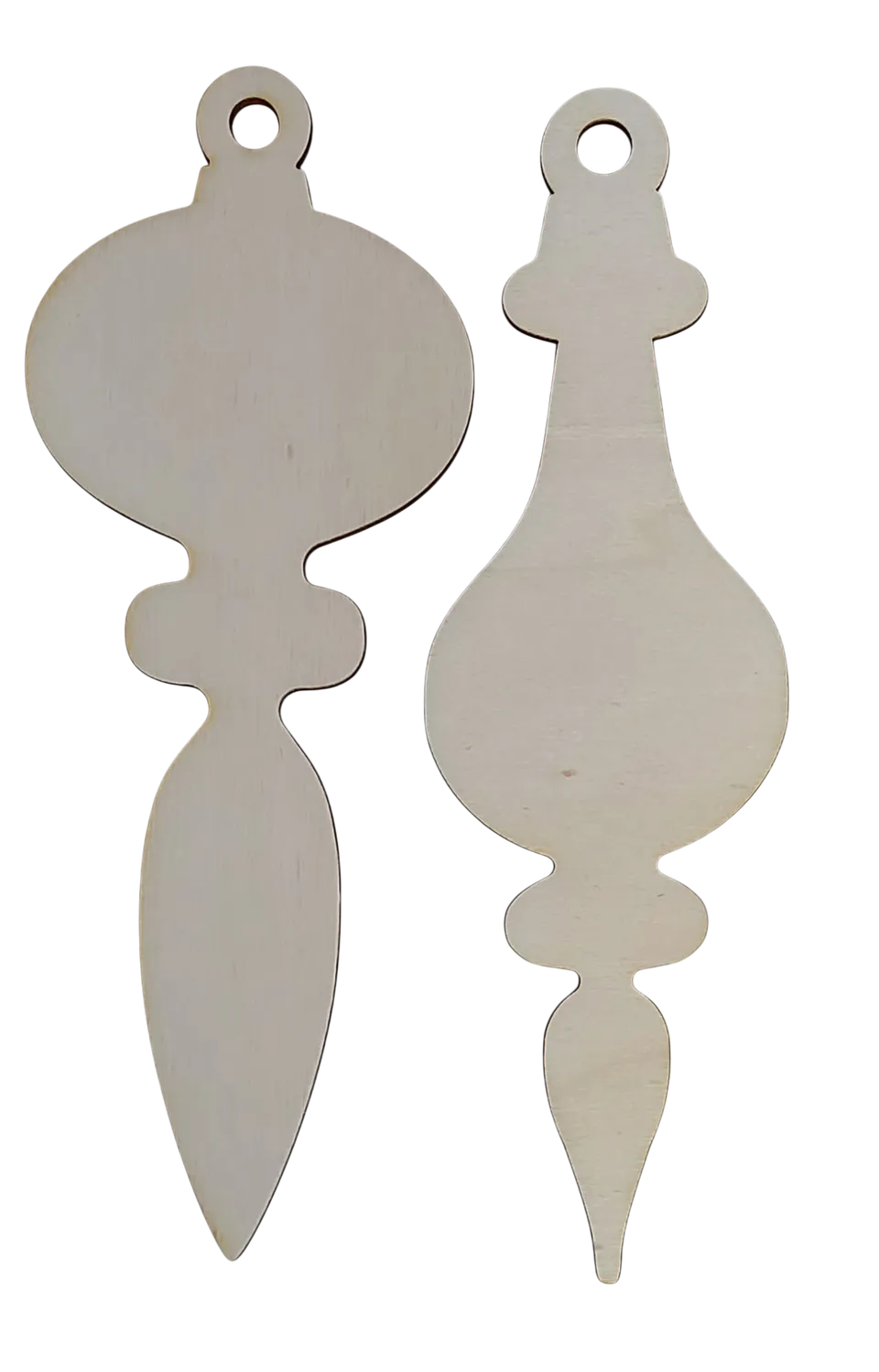 Il Filo di Arianna SFL264B palline lunghe legno 2 pezzi