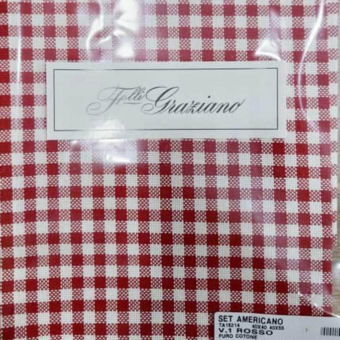 Flli Graziano set americano tovaglietta set 2 pezzi
