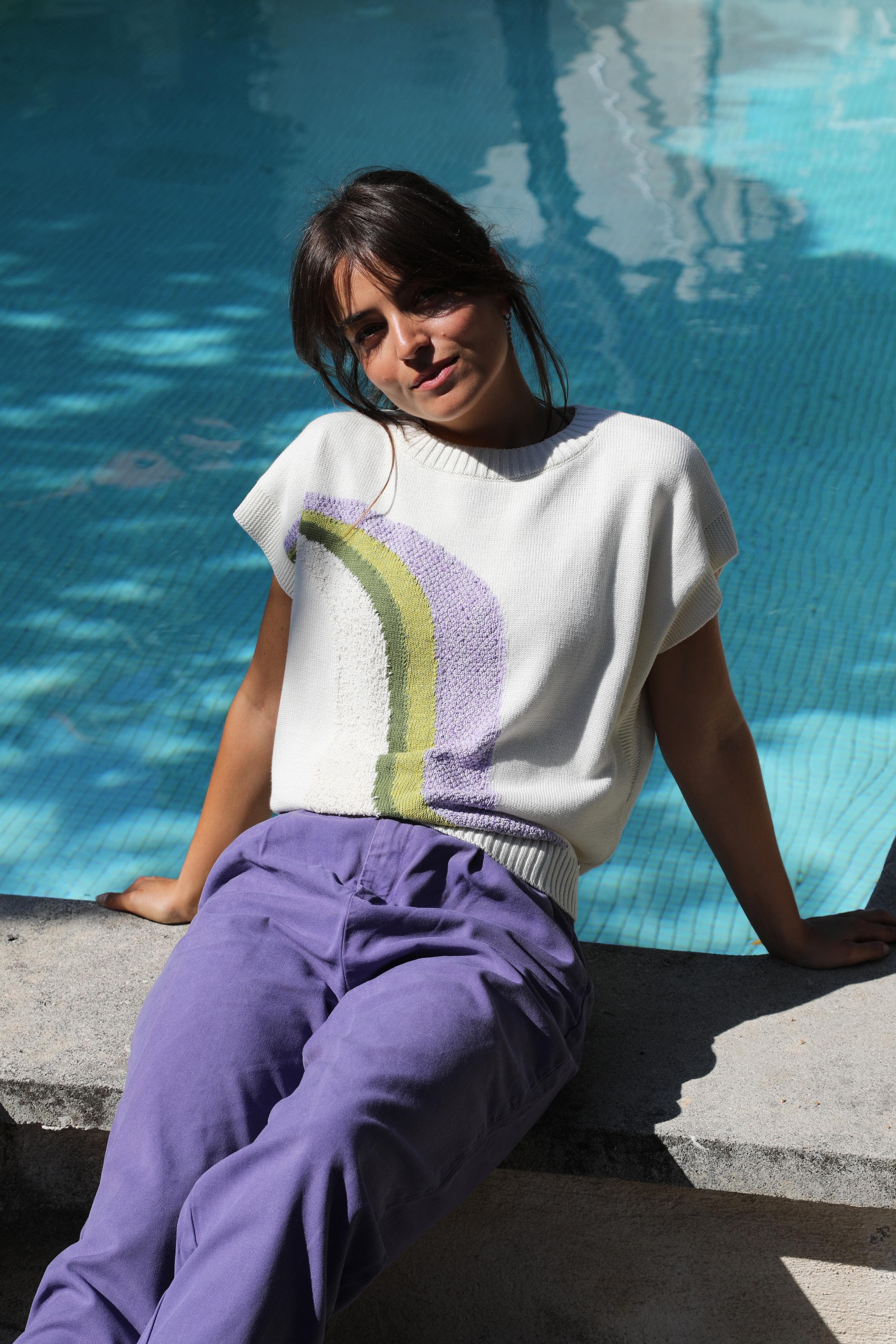 Annyblatt Charlie top cotone lavanda edizione limitata