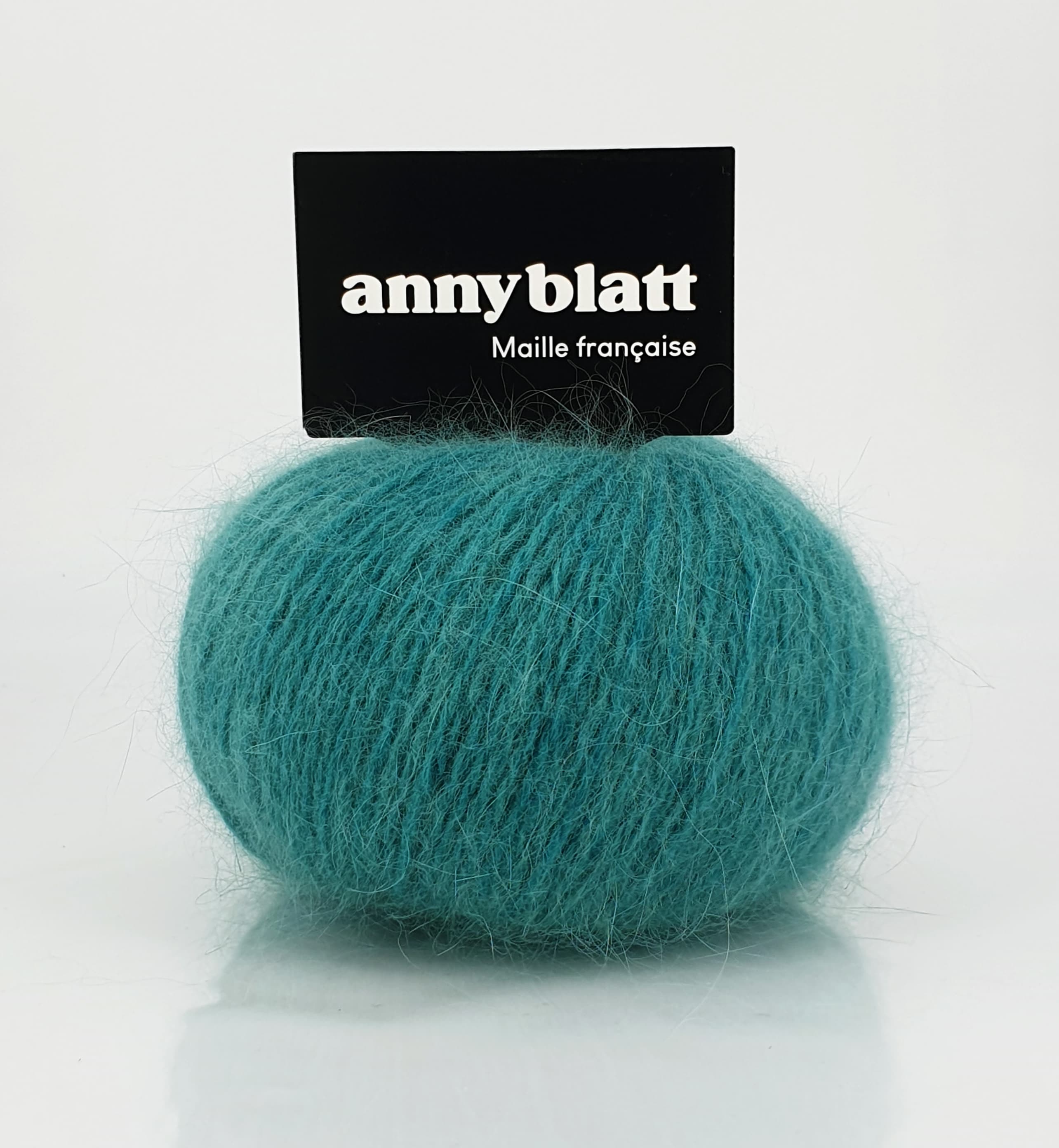 Anny Blatt Bertille kit maglia gilet angora scollo V