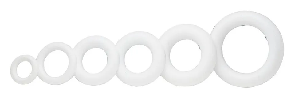 Corona piatta polistirolo 20 cm base ghirlanda un lato
