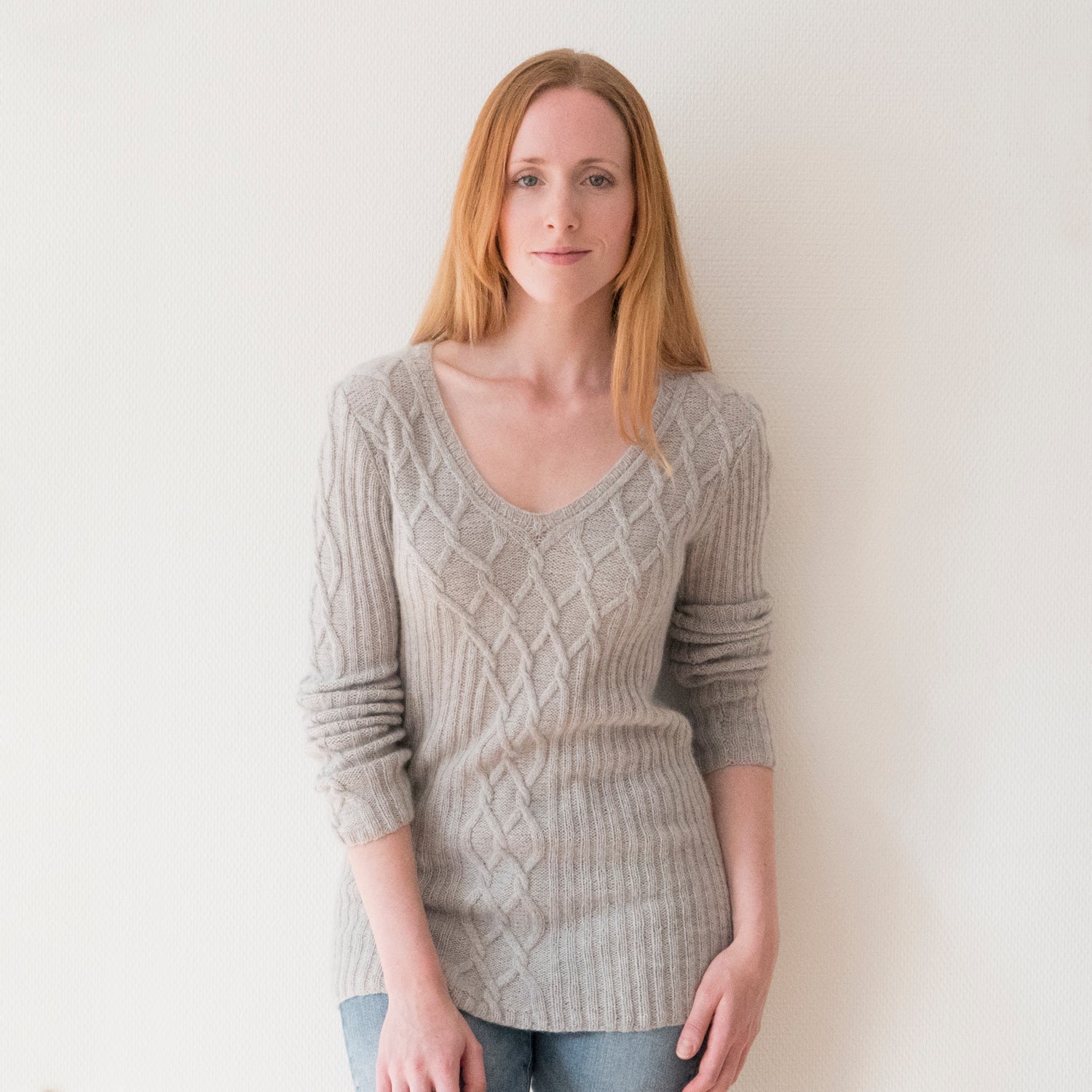 Pascuali Rapunzel Pullover schema maglia PDF trecce