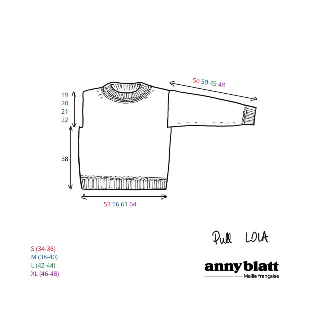 Annyblatt Lola kit maglia mohair dune M
