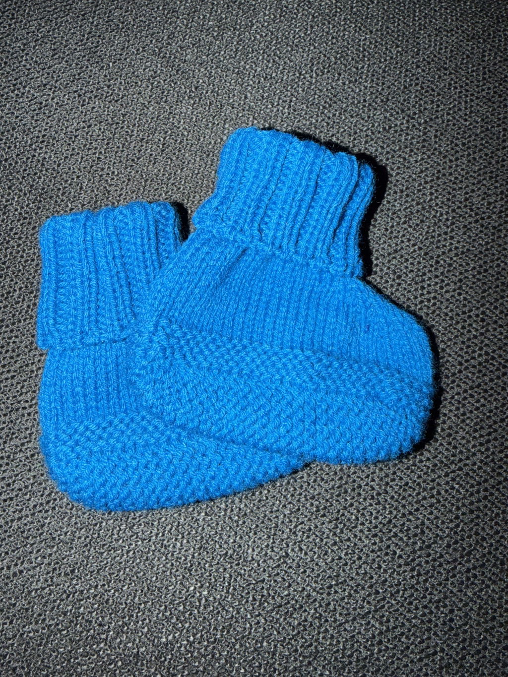 Pascuali Milo schema maglia scarpine neonato lana