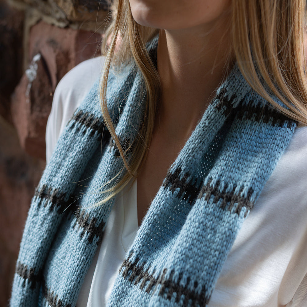 Pascuali Slip Lines Scarf schema maglia sciarpa 175 cm
