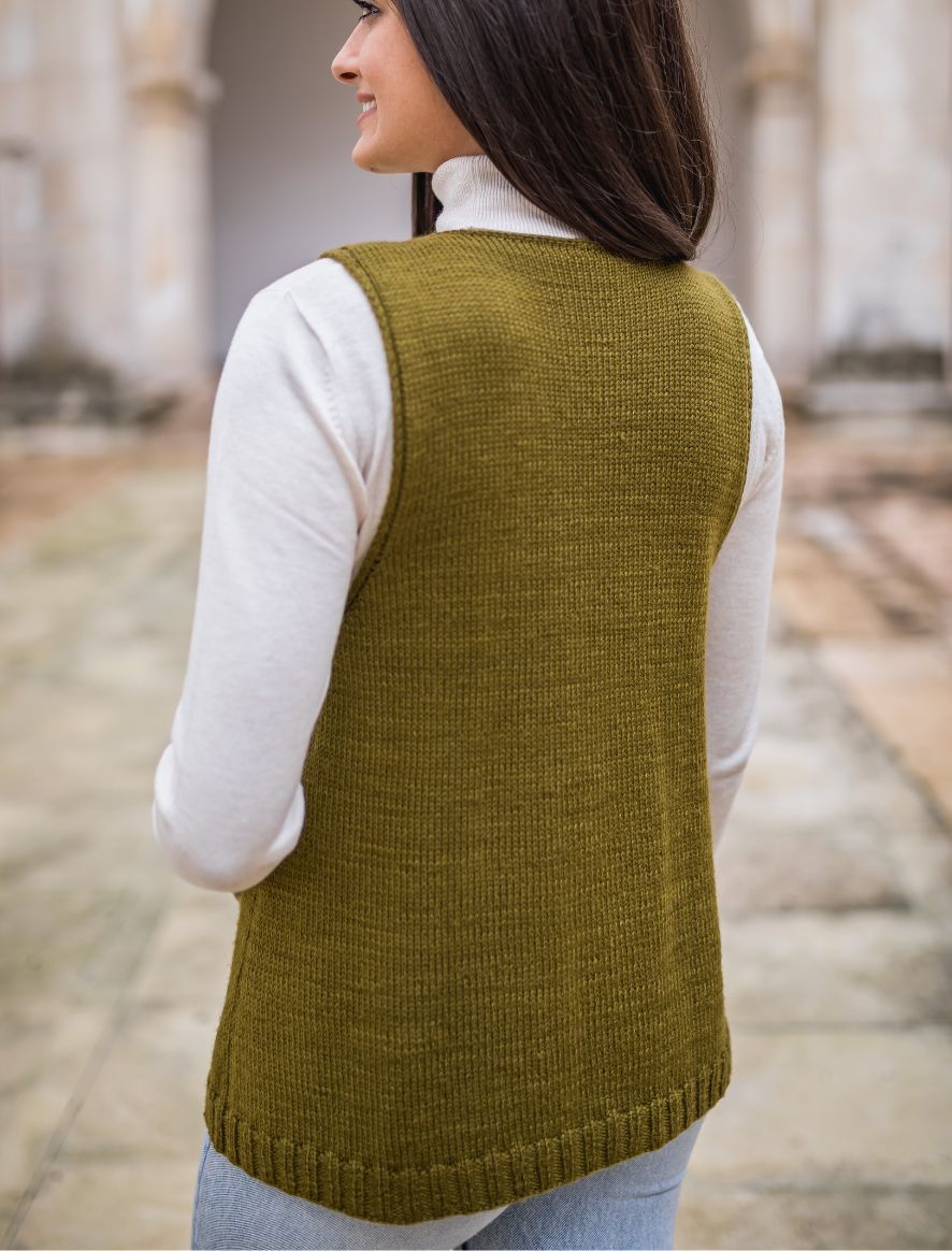 Rosarios4 TJ de Outono Musgo schema maglia donna