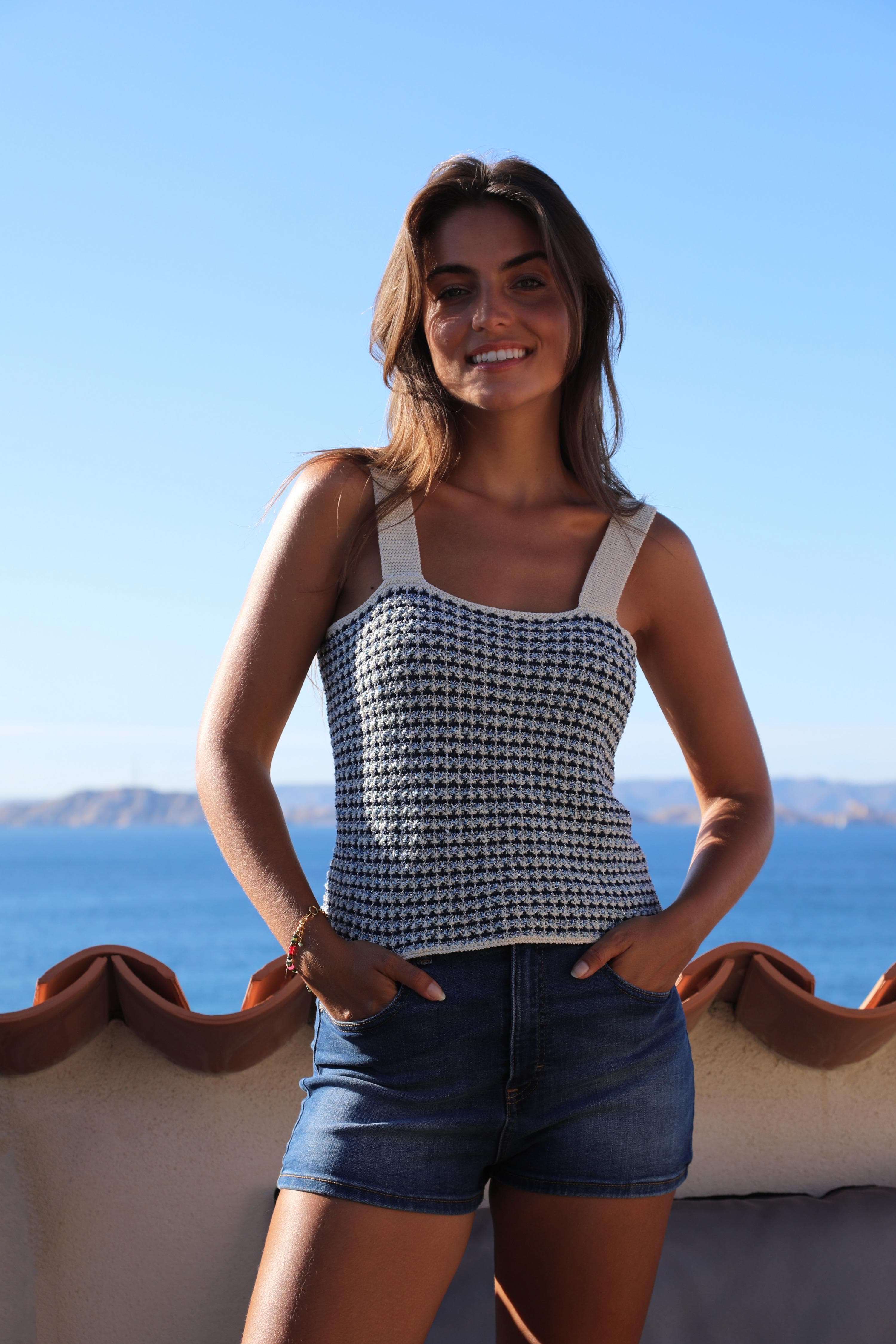 Annyblatt Bonnie top kit maglia cotone estivo