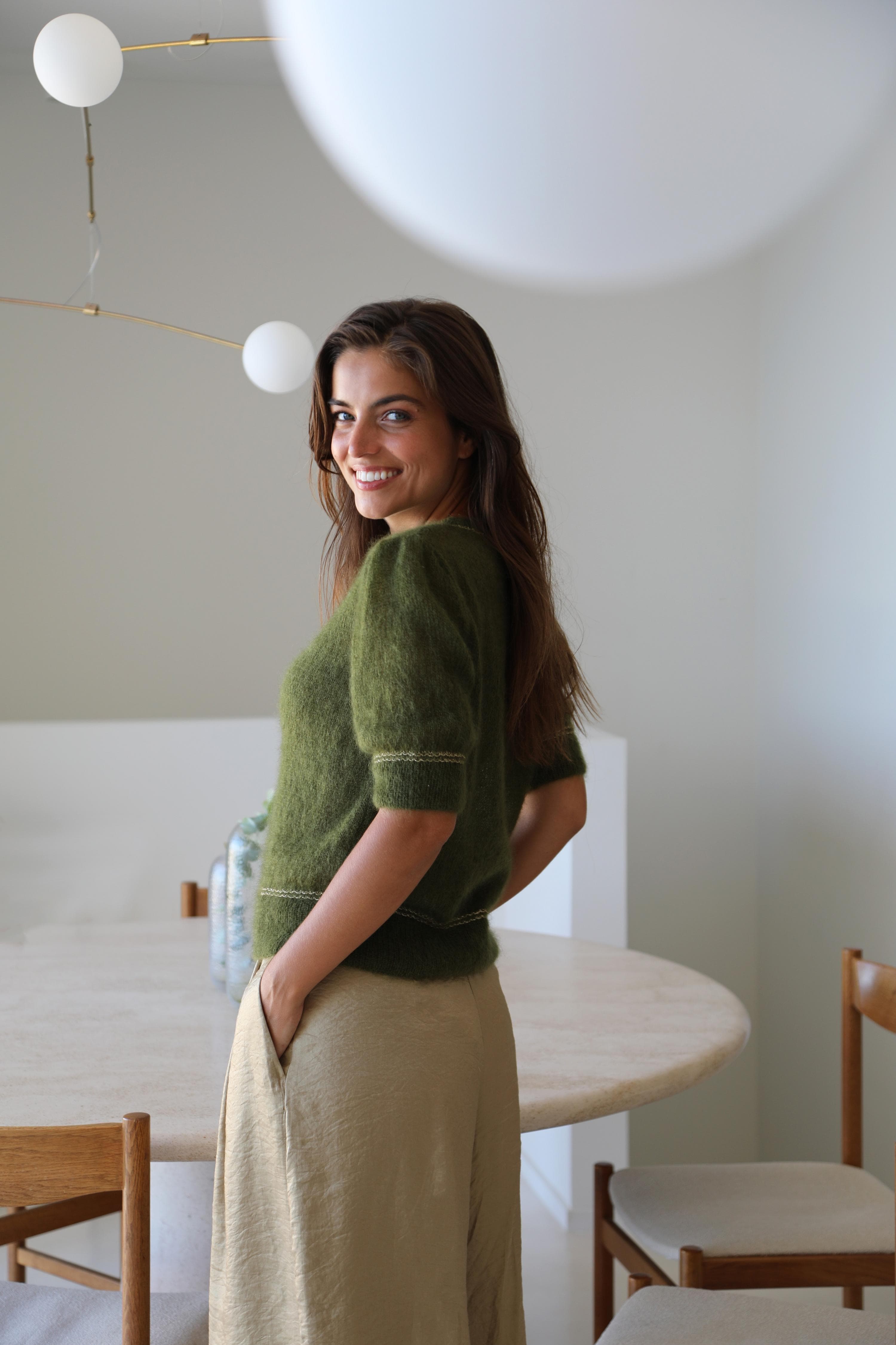 Anny Blatt Monica kit maglia pullover mohair leggero