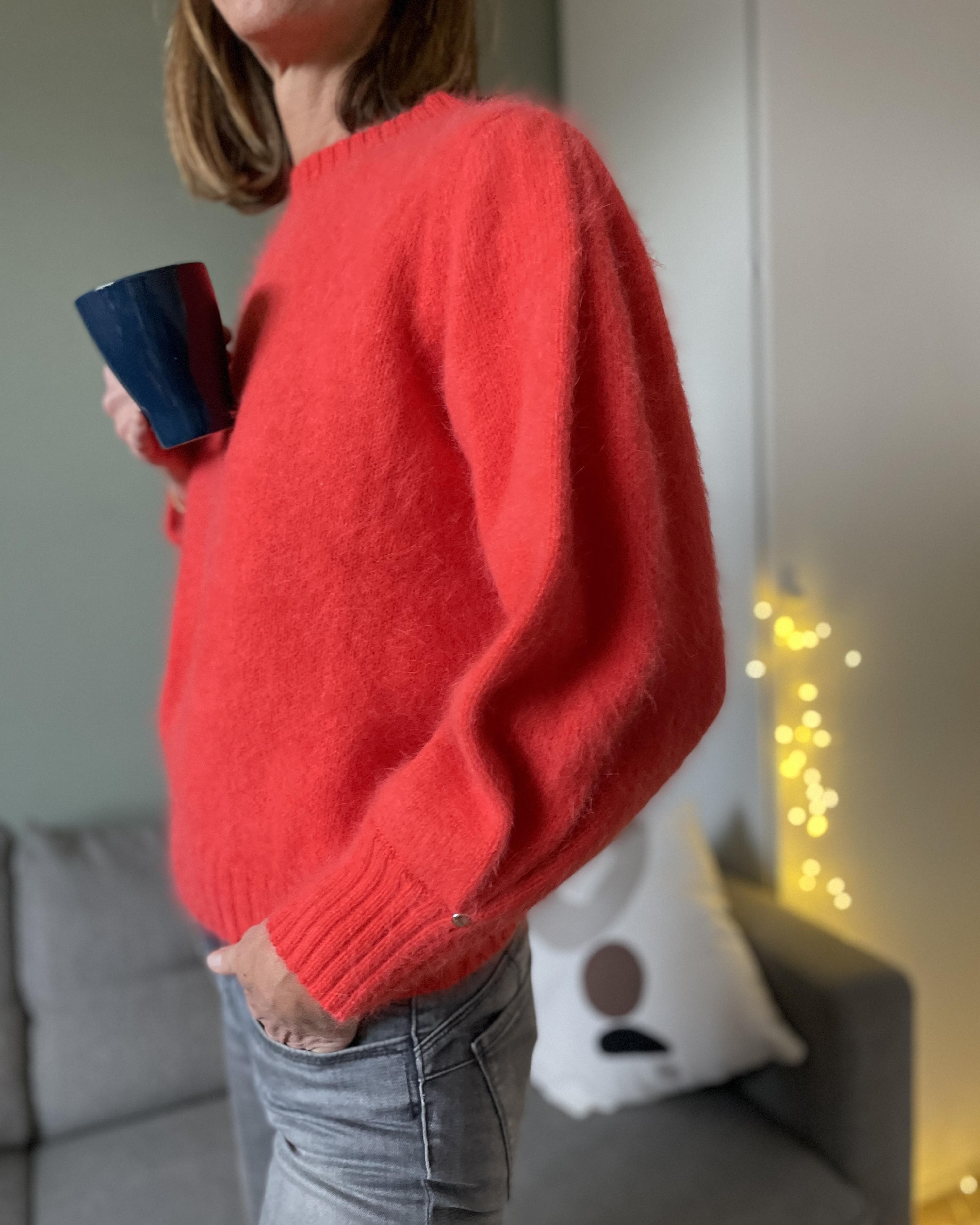 Annyblatt Alix maglione M capucine angora merino