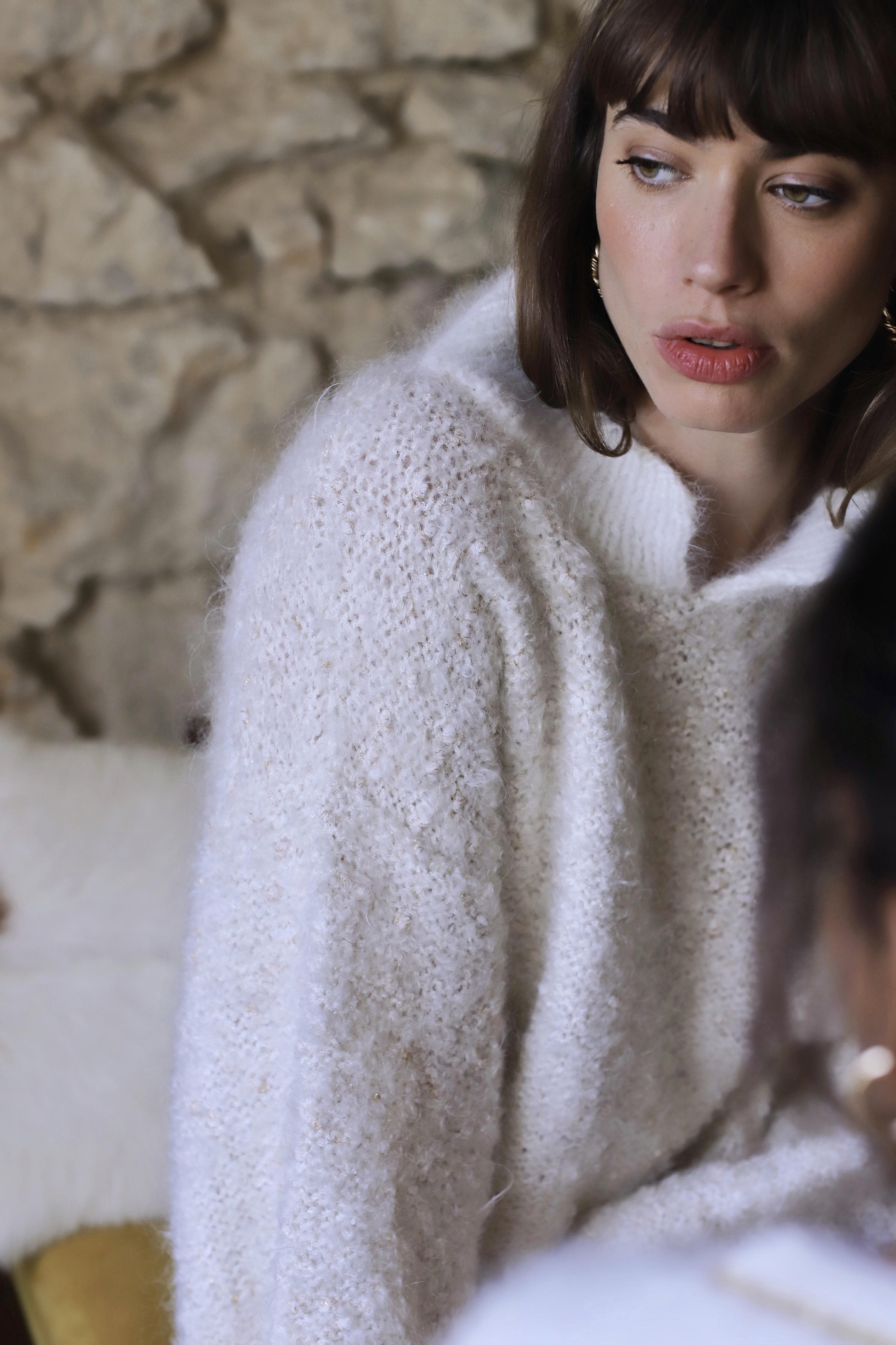 Annyblatt Becky kit maglia mohair punto riso
