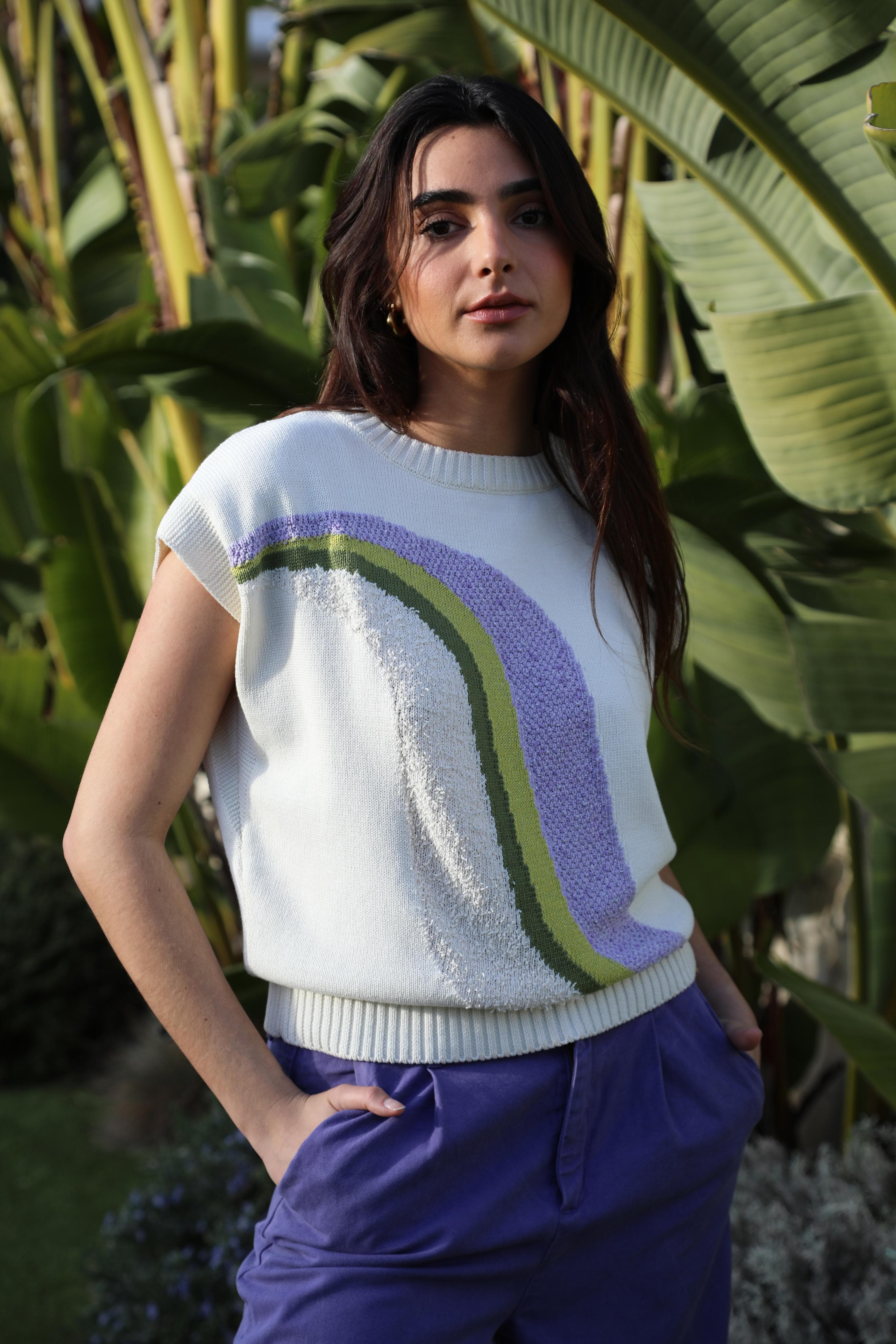 Annyblatt Charlie top cotone lavanda edizione limitata