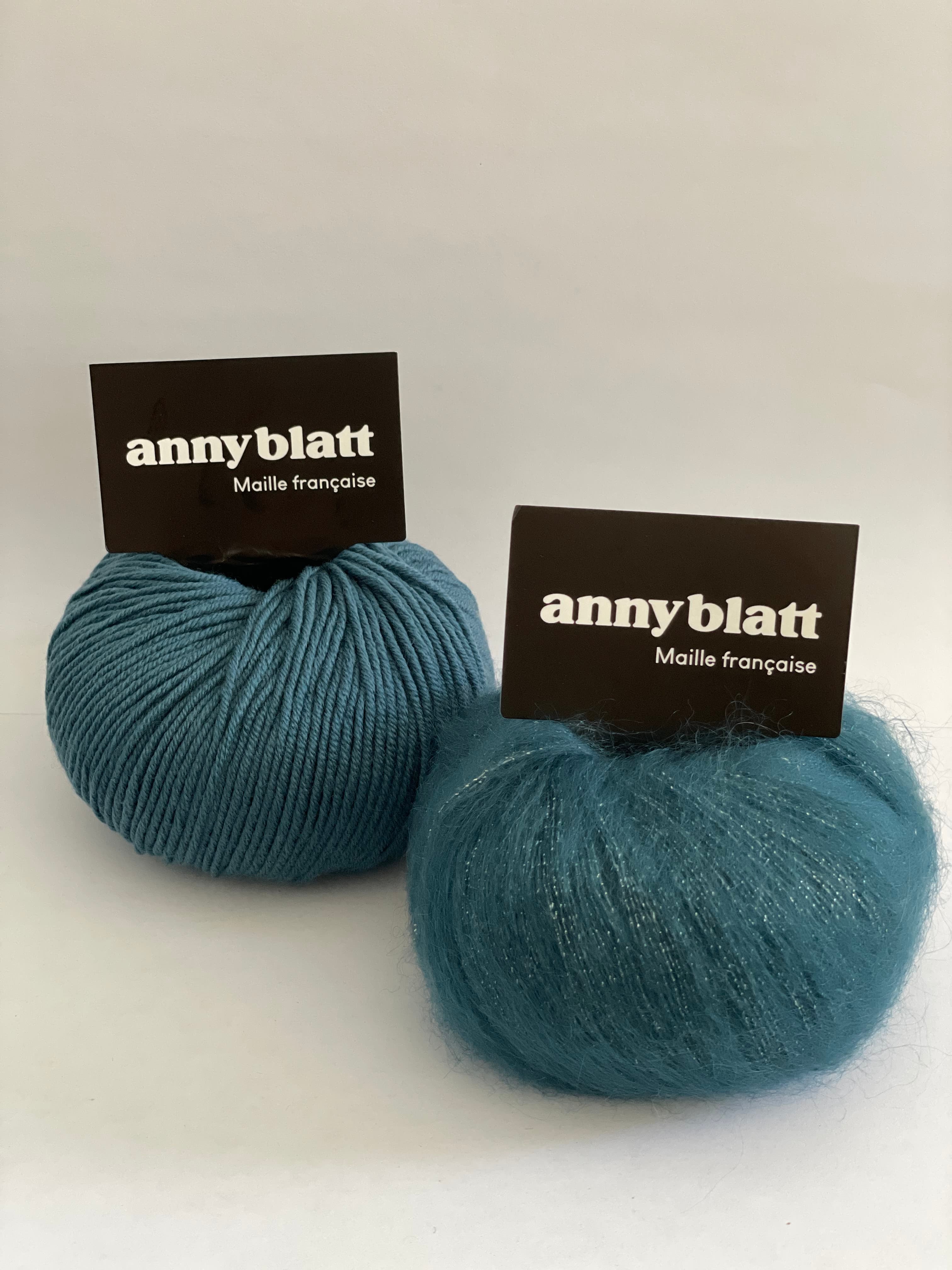 Anny Blatt Cèdre kit poncho bimbo merino Dune taglia 2