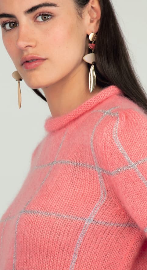 Anny Blatt Emma maglione kit maglia geometrico