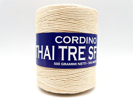 Il Filo di Arianna Thay cordino borse bianco 001 500 g
