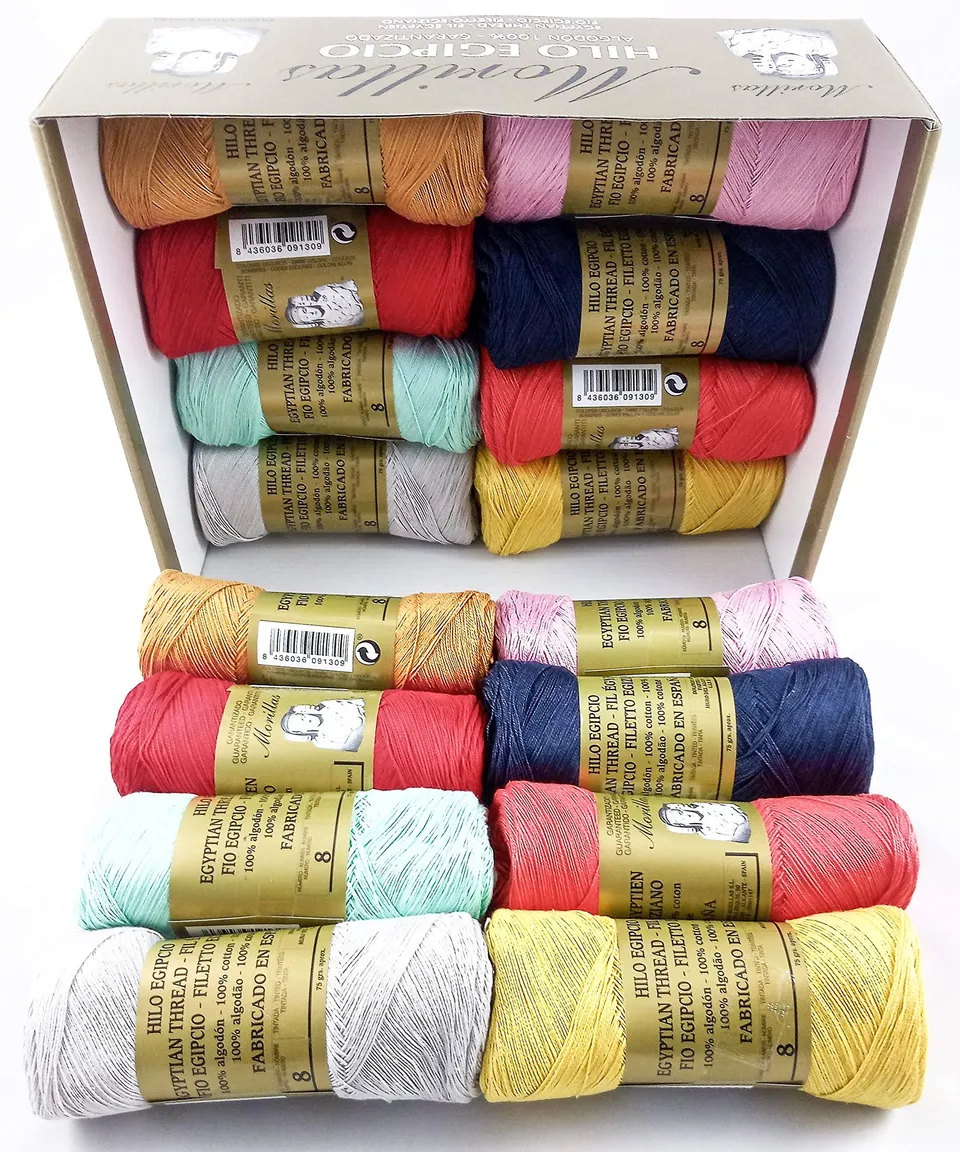 Morillas Zepelines Ne 8/2 cotone perlato serie 4 16x75 g assortiti