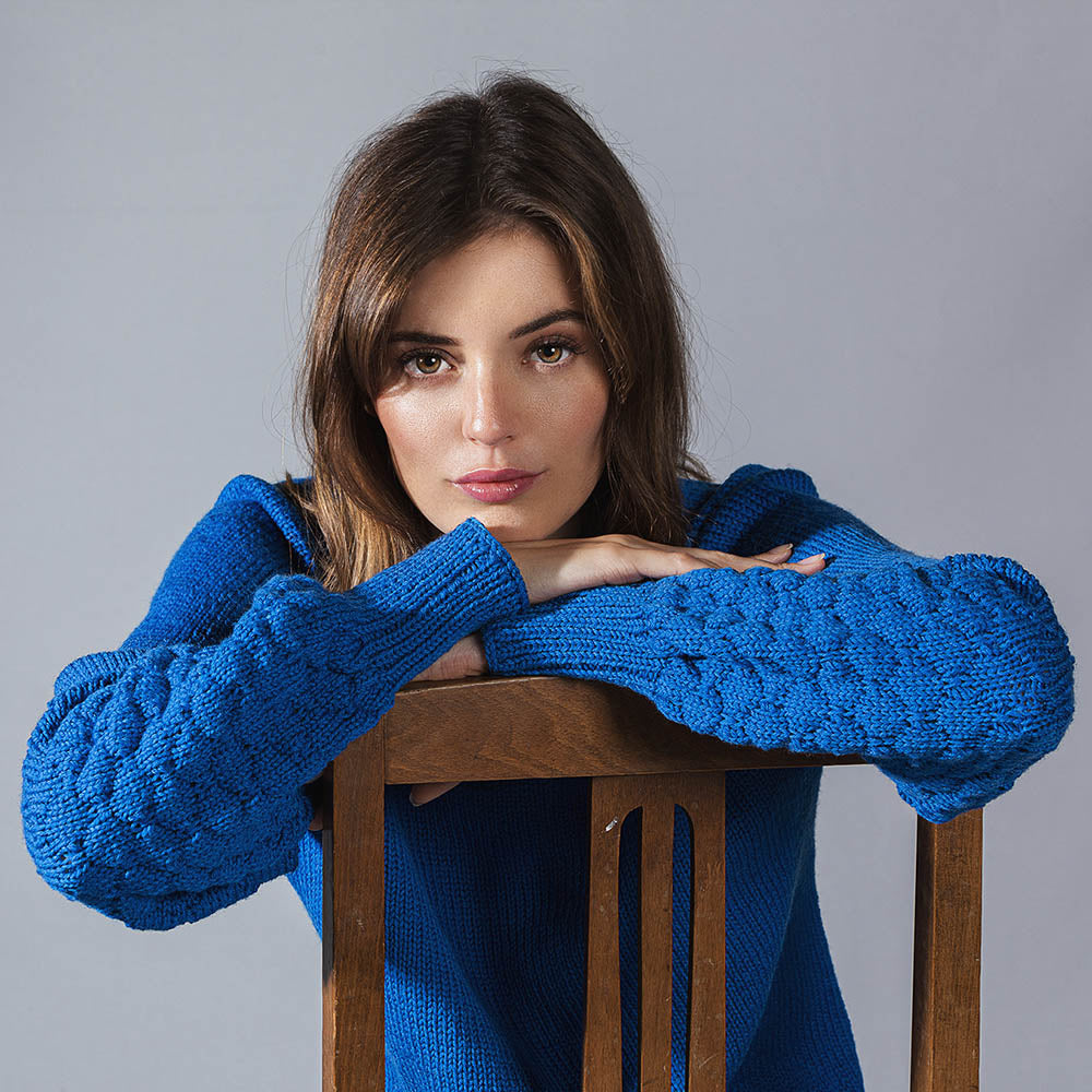 Pascuali Adara Pullover schema maglia top-down XS-XXXL