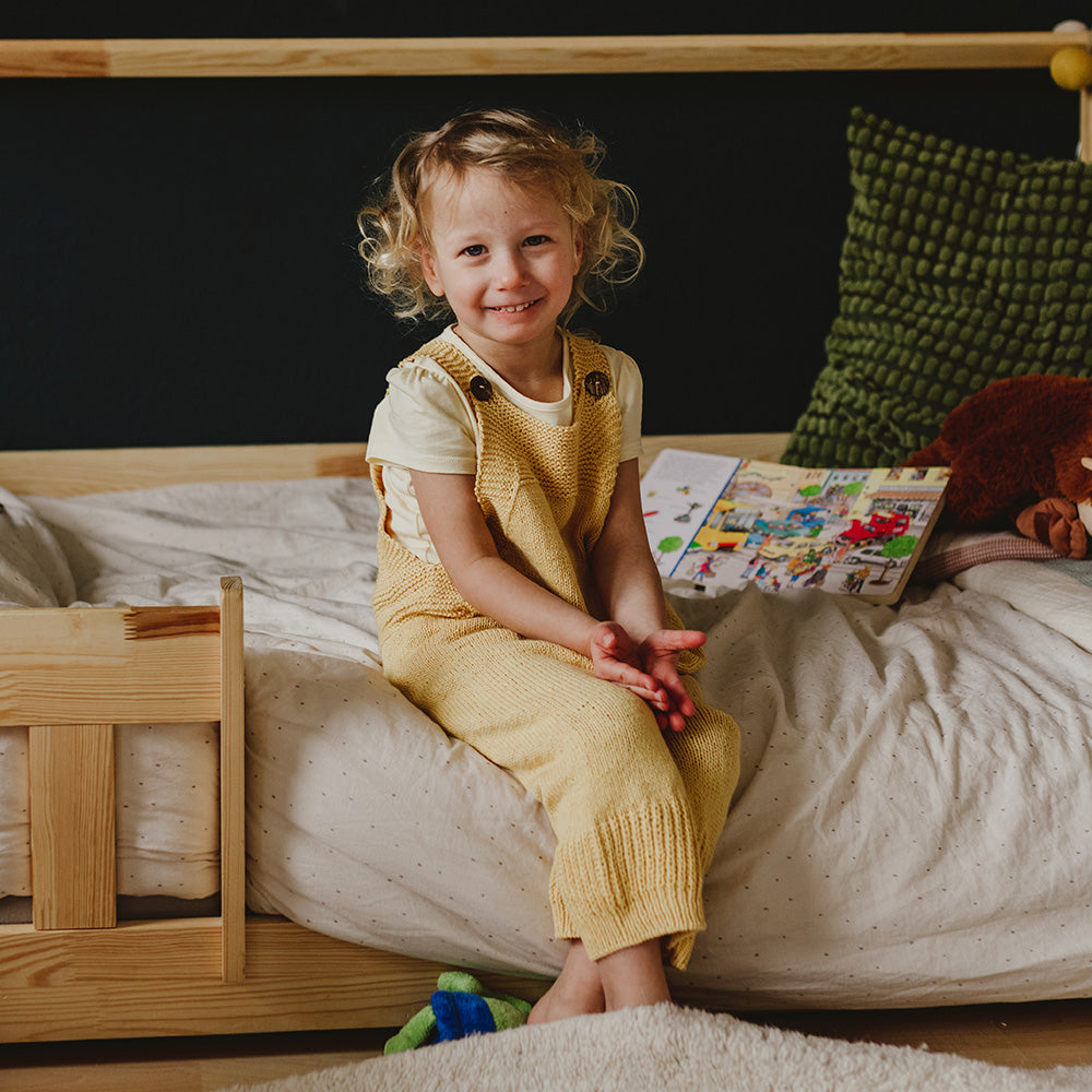 Pascuali Dana Overalls pattern maglia salopette bimba
