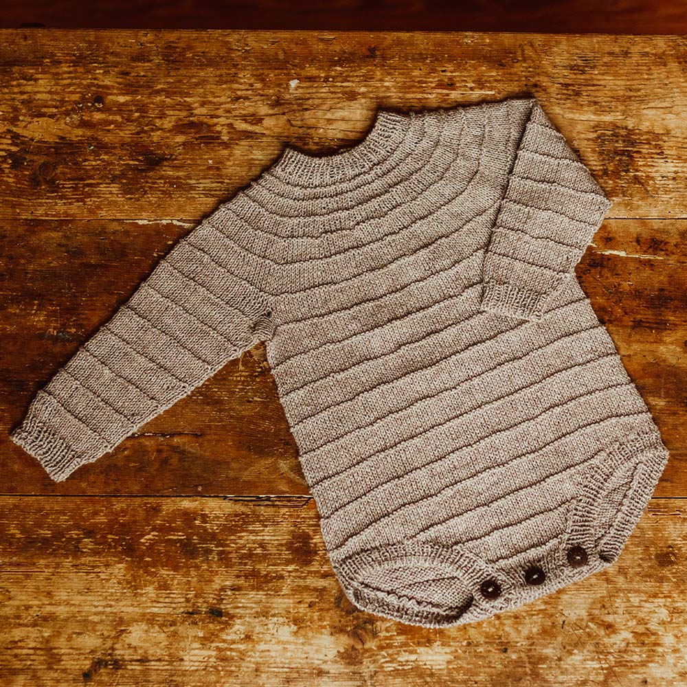 Pascuali Elano schema maglia body neonato maniche lunghe