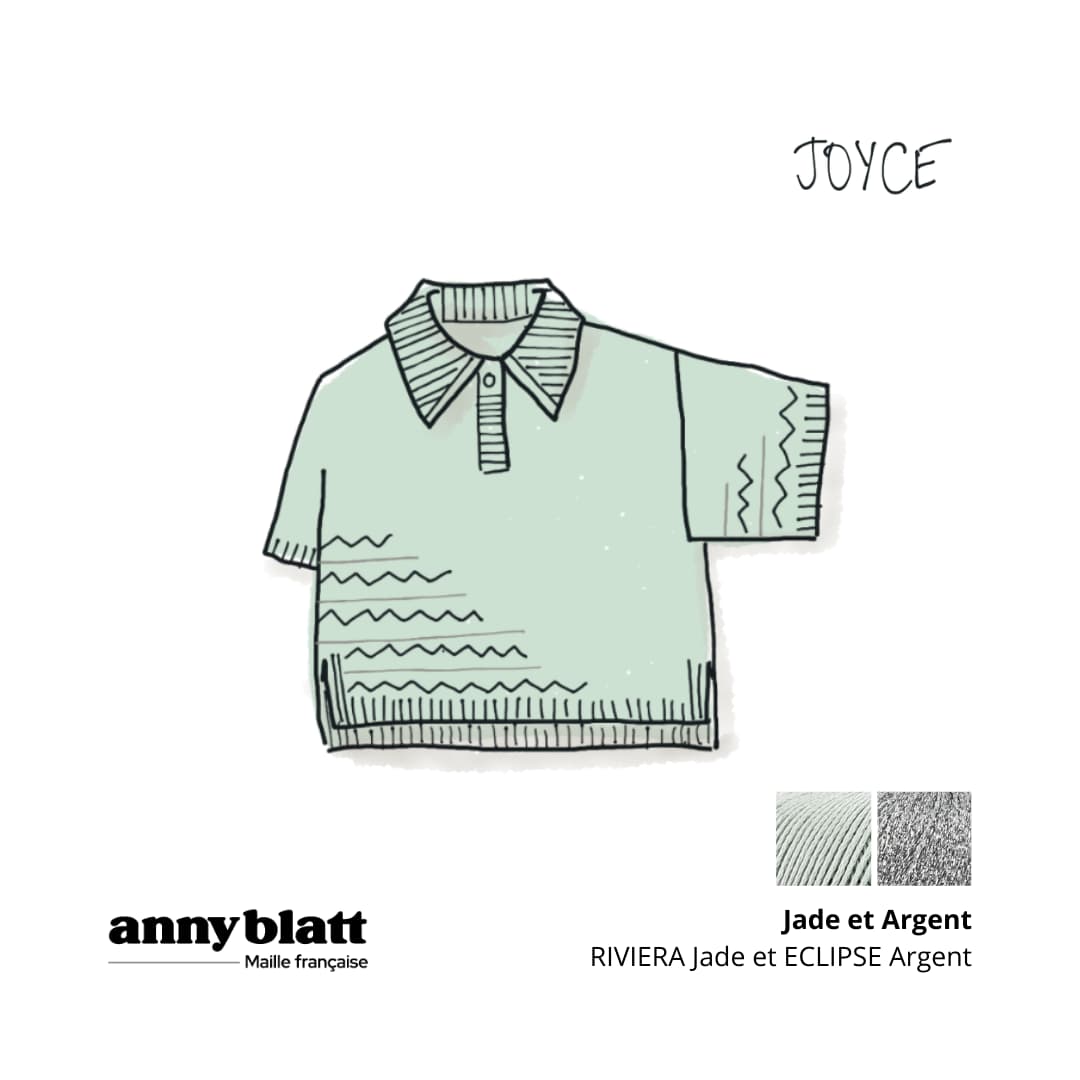 Anny Blatt Joyce polo kit maglia cotone